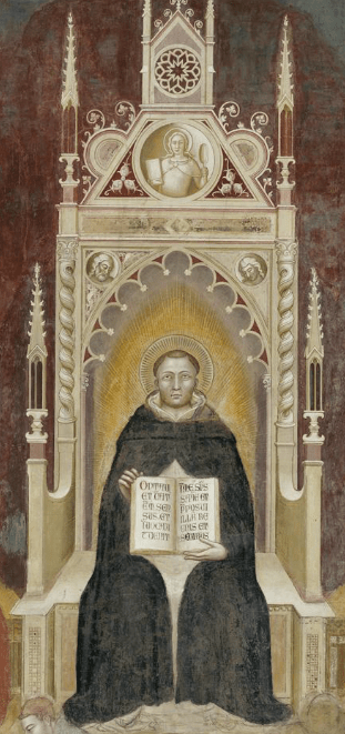 "The Triumph of Thomas Aquinas" by Andrea da Firenze 1365-c.1367